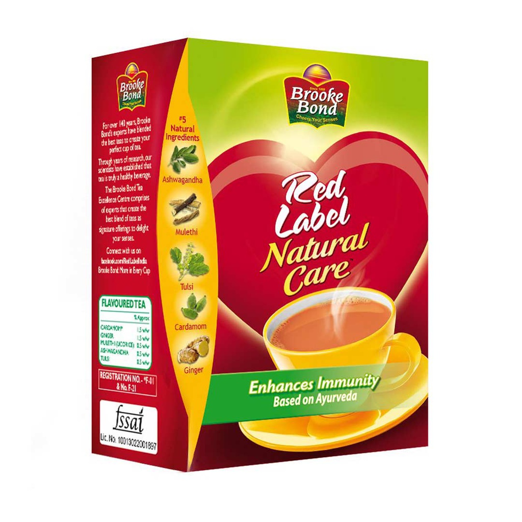 BROOKE BOND RED LABEL NATURAL CARE 250GM