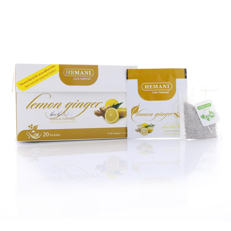HEMANI HRBL TEA LEMON &amp; GINGER 20TBAGS