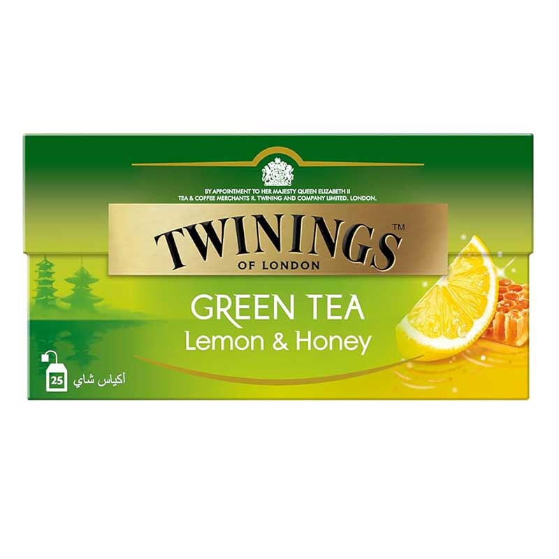 TWININGS GOLDLINE GREEN TEA LEMON 25TBAGS