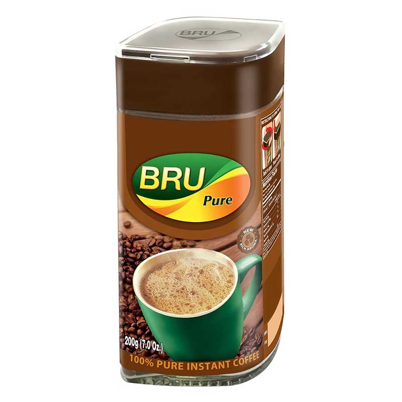 BRU PURE COFFEE 200GM