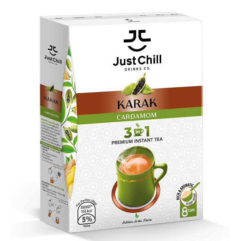 JUST CHILL KARAK CARDAMOM CHAI 26GM