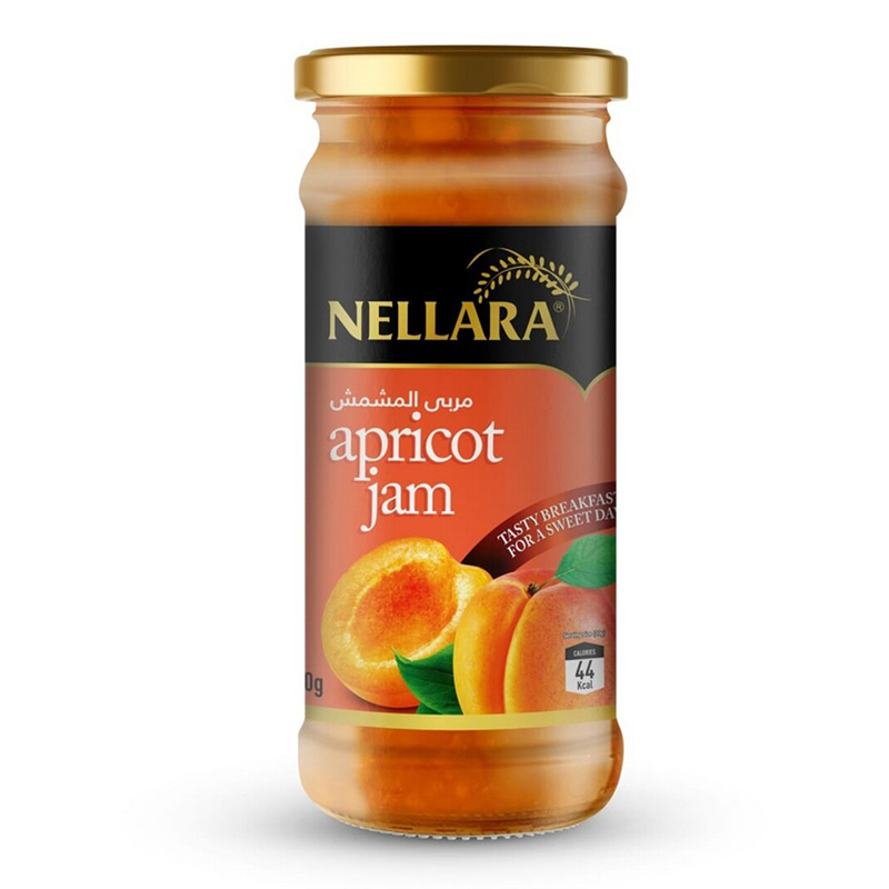 NELLARA JAM APRICOT 450GM