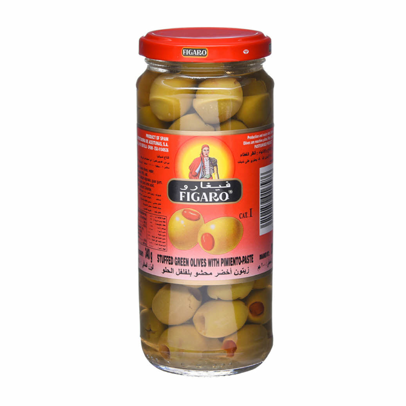 FIGARO STUFFED GREEN OLIVES W/PIMIENTO 3