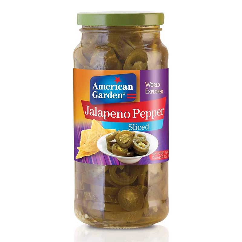 AMERICAN GARDEN  JALAPENO PEPPER SLICED 16oz