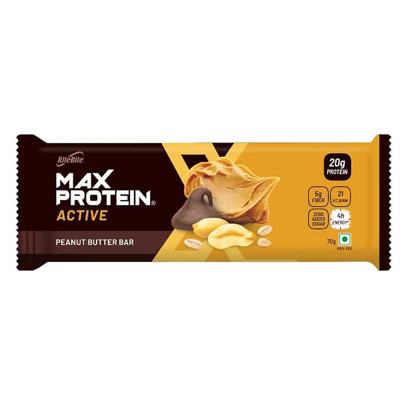 RITEBITE MAX PROTEIN ACTIVE PEANUT BUTTER 70GM