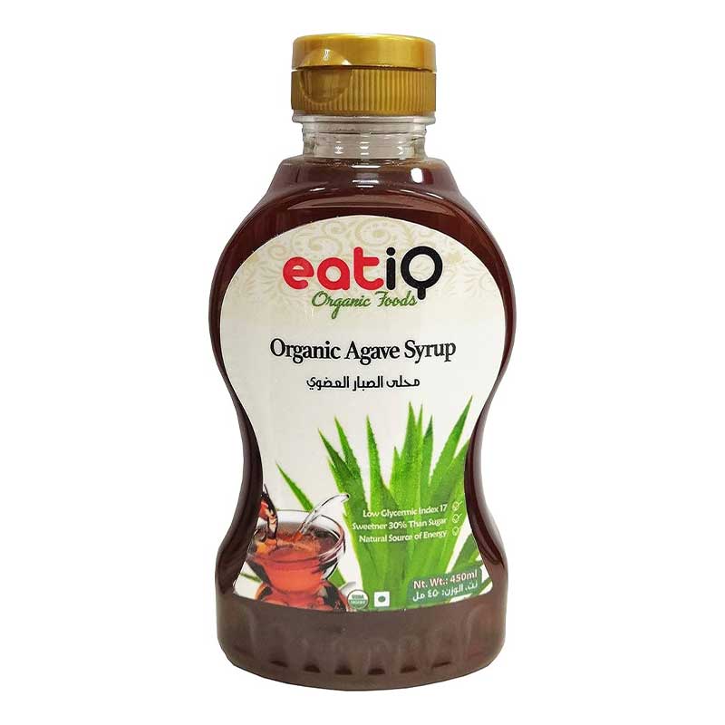 EATIQ ORGANIC AGAVE SYRUP 450ML