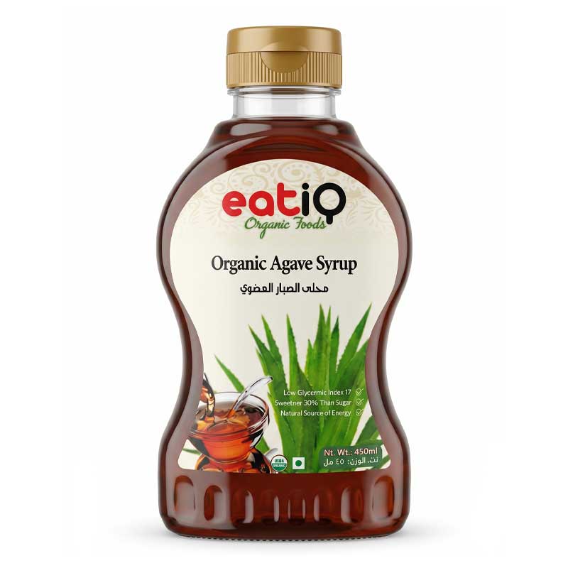 EATIQ ORGANIC AGAVE SYRUP 450ML