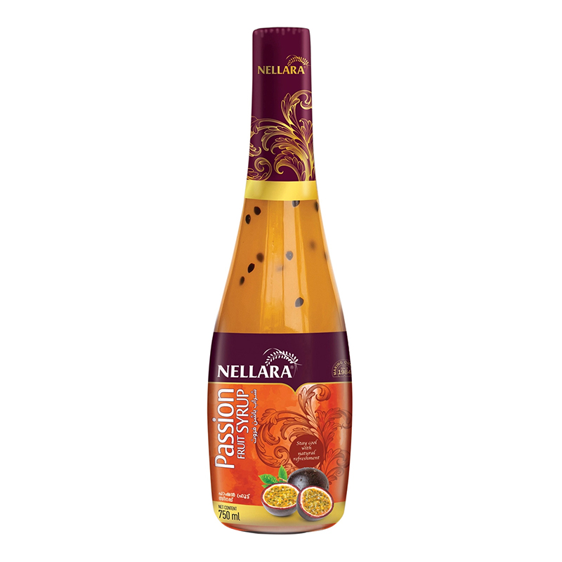 NELLARA PASSION FRUIT SYRUP 750ML