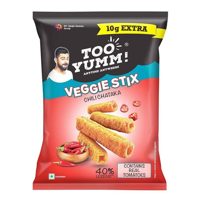 TOO YUMM VEGGIE STIX CHILLI CHATAKA 50GM
