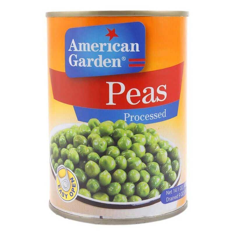 AMERICAN GARDEN BEANS PROCESSED GREEN PEAS 400GM