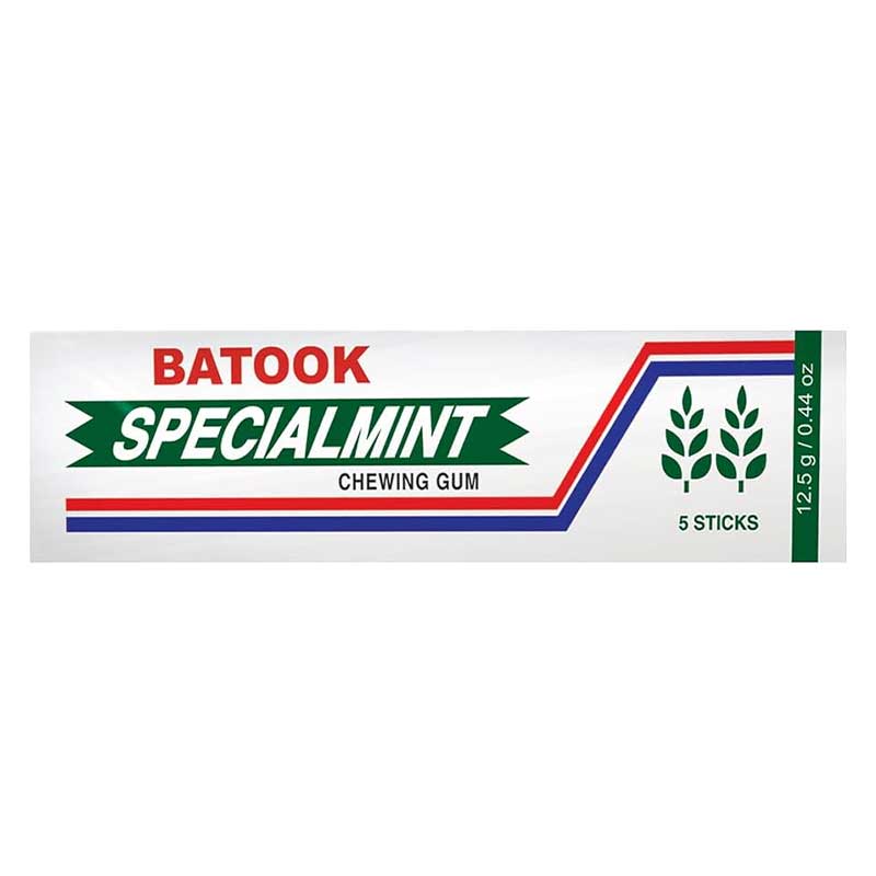 BATOOK CHEWING GUM SPEARMINT 5 STICK