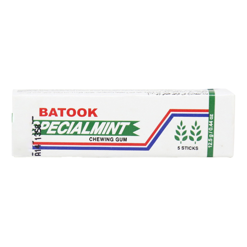 BATOOK CHEWING GUM SPEARMINT 5 STICK