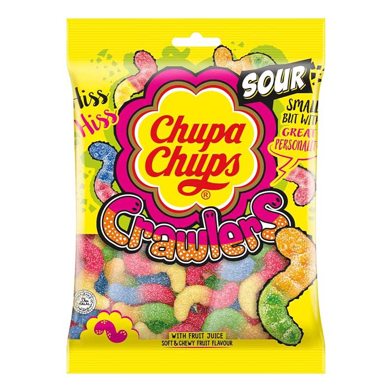 CHUPA CHUPS CRAWLERS 90GM