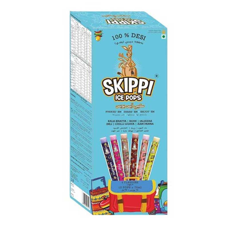 SKIPPI DESI ICE POPS 12×70ML