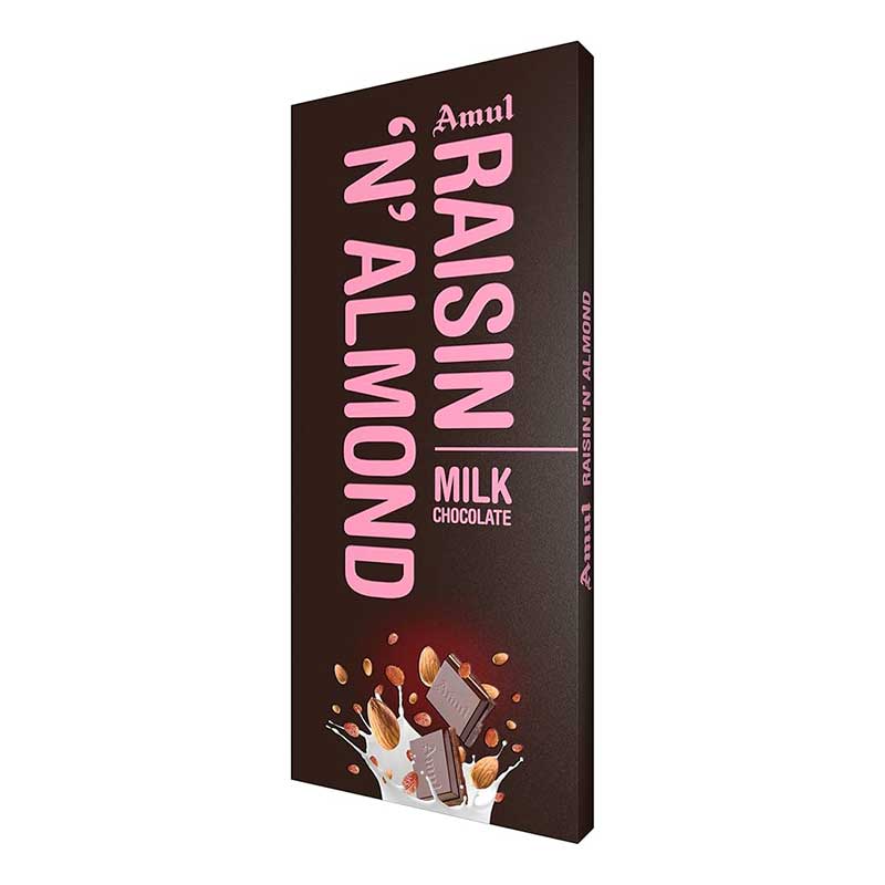AMUL CHOCO RAISIN N ALMOND 150GM