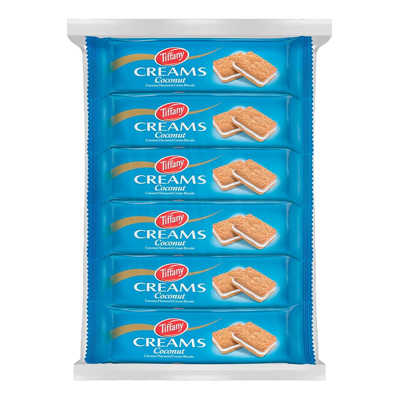 TIFFANY CREAM FLOW PACKCOCONUTLCL 12X90GM