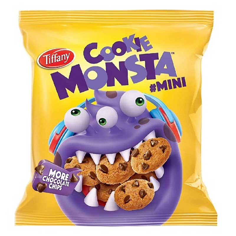 TIFFANY COOKIE MONSTA MINI CHOCOCHIP 32GM