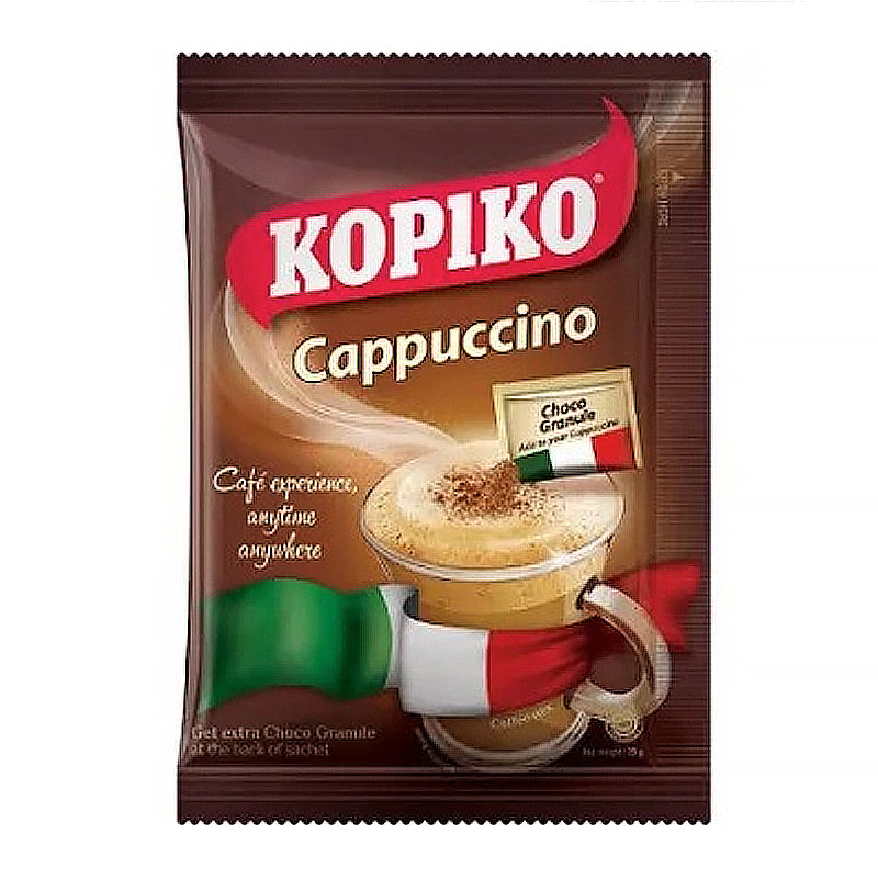 KOPIKO CAPPUCCINO 3 IN 1  BAG 25G