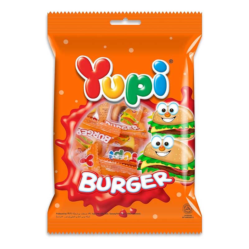 YUPI MINI BURGER BAG 108G