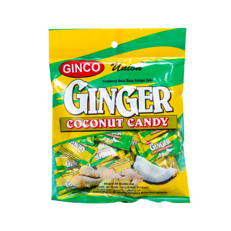 GINCO GINGER COCONUT CANDY 160GM