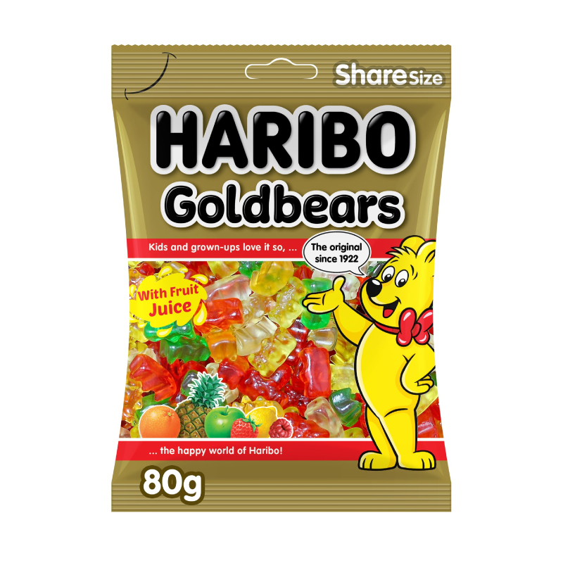 HARIBO GOLD BEARS 80GM