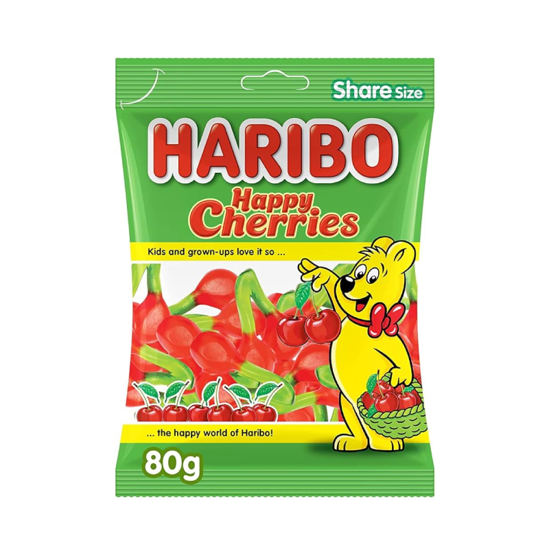HARIBO HAPPY CHERRIES 80GM