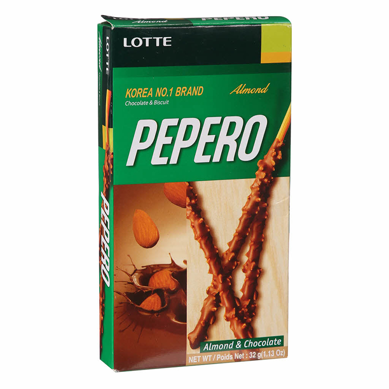 LOTTE PEPRO ALMND&amp;CHOC 32GM