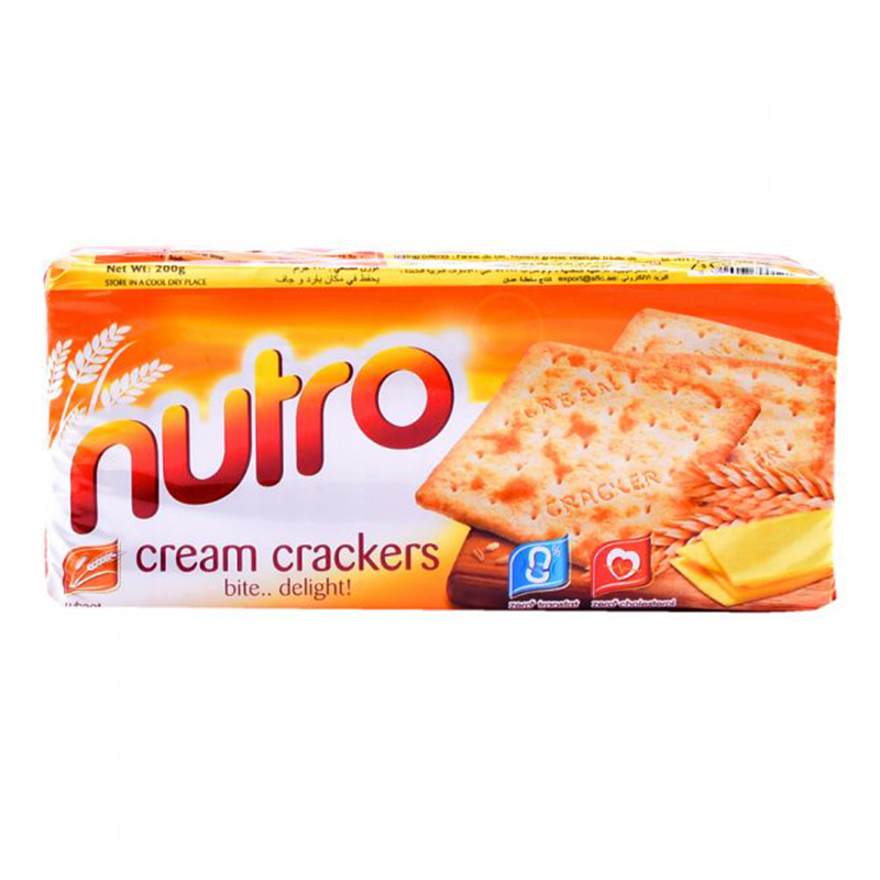 NUTRO CREAM CRACKERS 200GM