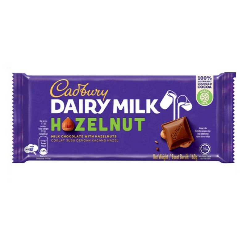 CADBURY CHOCLATE HAZELNUT 160GM