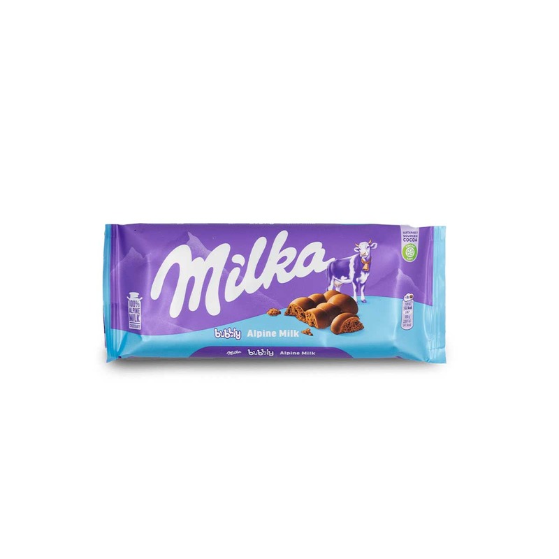 MILKA BUBBLY MILK 93GM