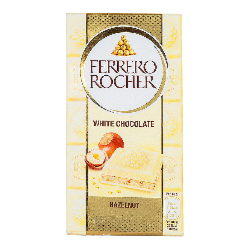 FERRERO ROCHER WHITE HAZELNUT 90GM