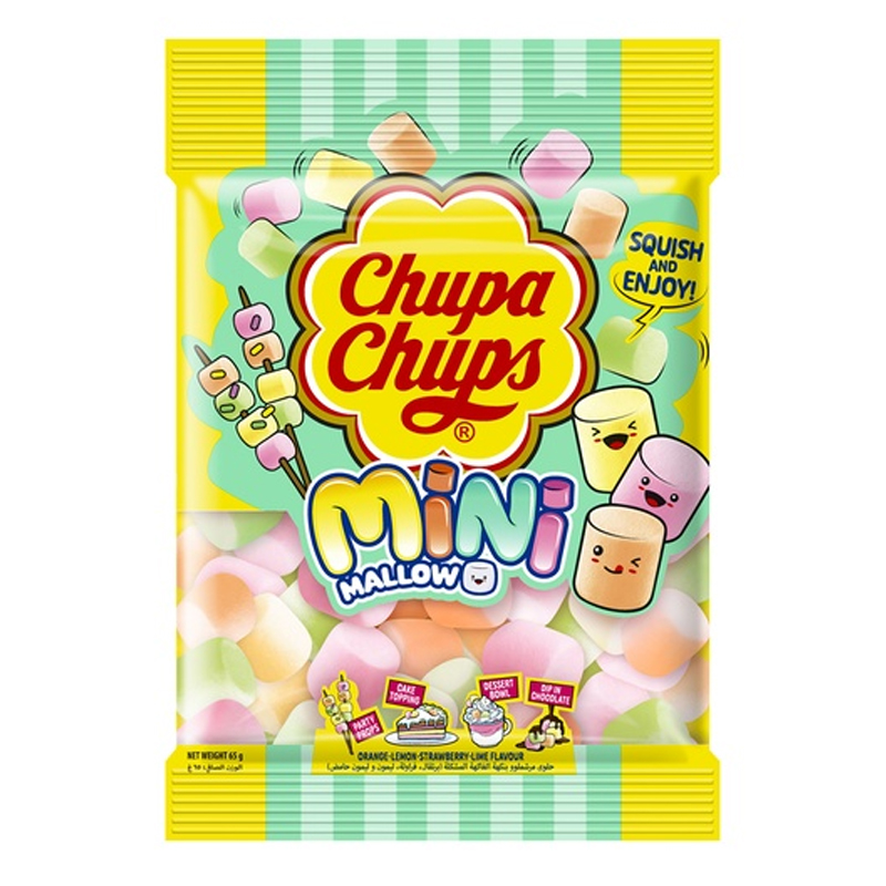 CHUPA CHUPS MARSHMALLOW MIX FRUIT 65GM