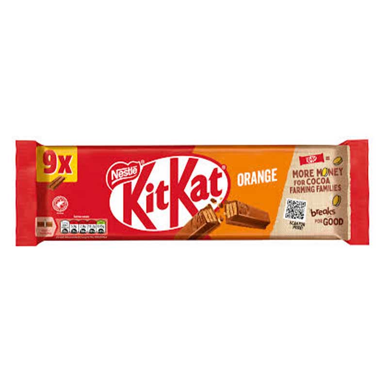 KIT KAT 2 FINGER ORNAGE 9XBAR