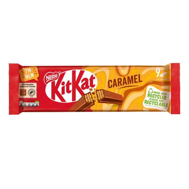 KIT KAT 2 FINGER CARMEL 9XBAR