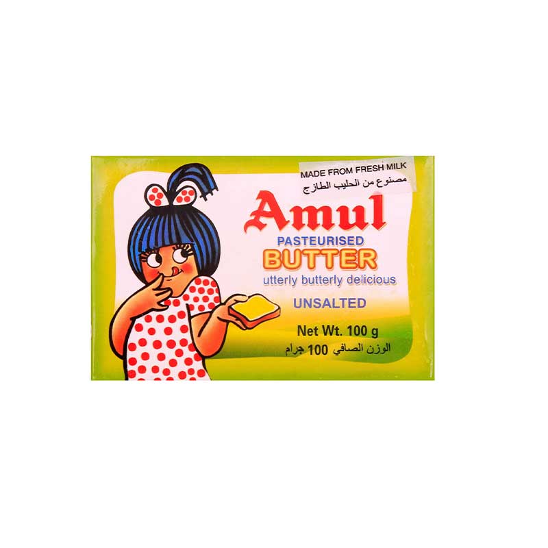 AMUL BUTTER UNSALTED 100GM