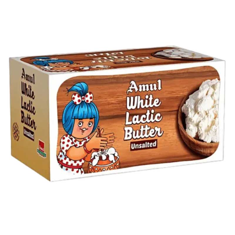 AMUL LACTIC BUTTER UNSALTED 500GM