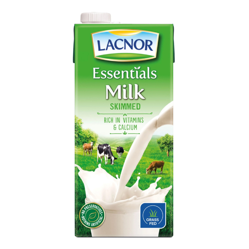 LACNOR MILK SKIMMED 1LTR
