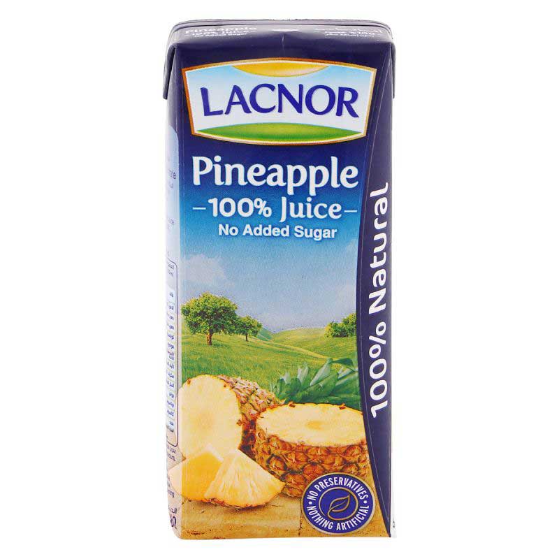 LACNOR ESSENTIALS JUICE PINEAPPLE 180ml
