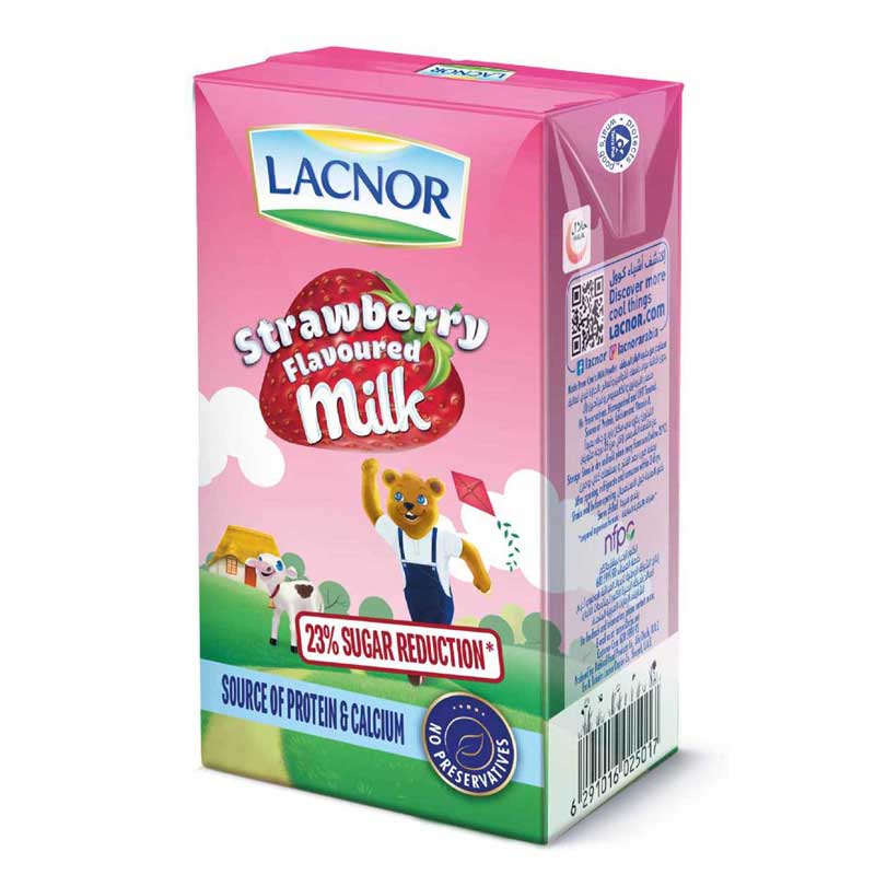 LACNOR ESSENTIALS STRAWBERRY 125mL