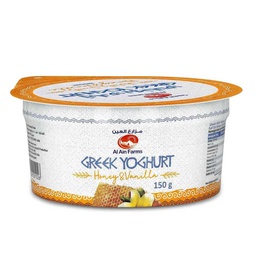 [0100003450] AL AIN GREEK YOGHURT HONEY&amp;VANILLA 150GM