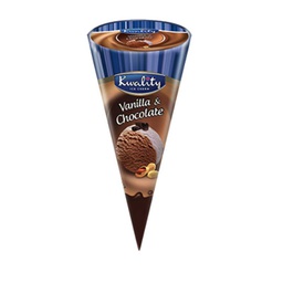 [0100005601] KWALITY VANILLA CHOCOLATE CONE 110ML