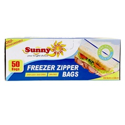 [0100024684] FREEZER ZIPPER BAGS 16.5X18 CM 50S