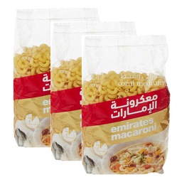 [0100023639] EMIRATES MACARONI 3X400GM