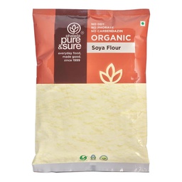 [0100002826] PURE &amp; SURE ORGANIC SOYA FLOUR 500GM