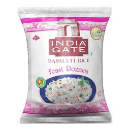 [0100026931] INDIA GATE BASMATI ROZZANA 1KG 10%EXTRA