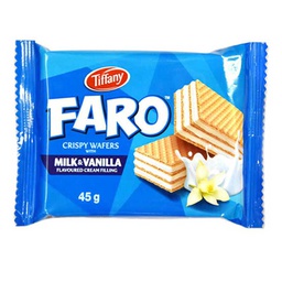 [0100004724] TIFFANY WAFER FARO MILK &amp; VANILLA 45GM