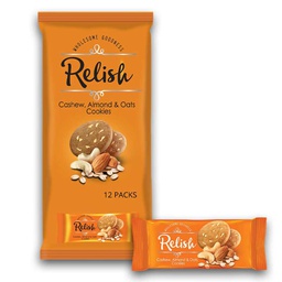 [0100008540] DND RELISH CASW ALND OATS COOKIES 42GM