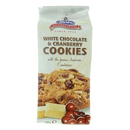 [0100010699] MERBA PTSSRE WHITE CHOCO &amp; CRANBERRY COOKIES 200GM