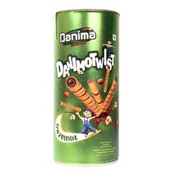 [0100023518] DANIMA TWIST HAZELNUT WAFFER ROLL 200GM