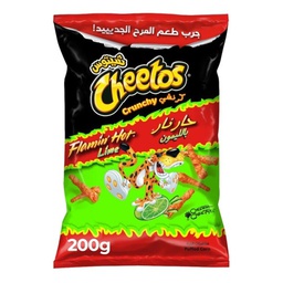 [0100008340] CHEETOS CRUNCHY FLAMING HOT WT LIME 200GM